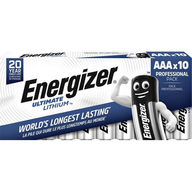 Energizer - batterijen e Lithium AAA/L92, pak van 10 stuks