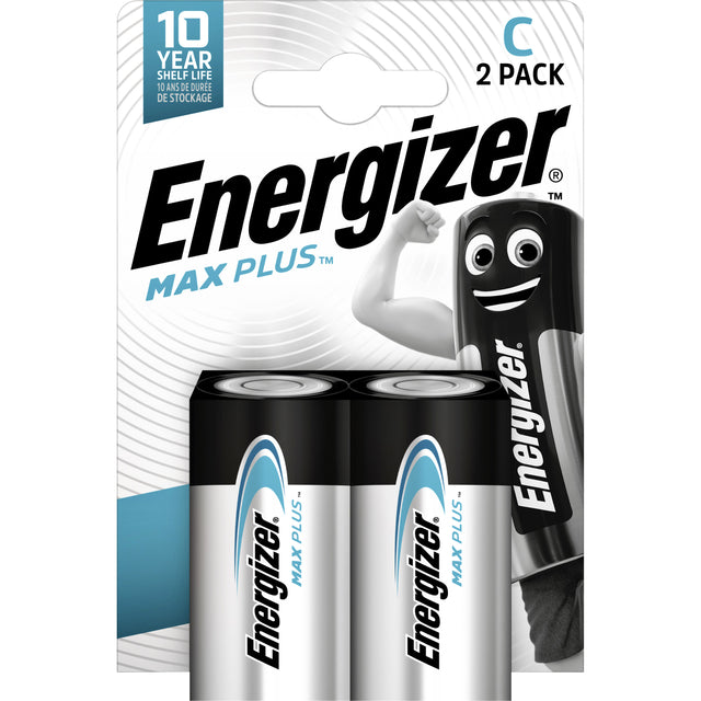 Energizer - Batterij energizer max plus c alkaline 2st