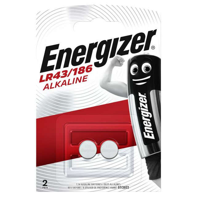 Energizer - Batterij energizer lr43 alkaline 2st