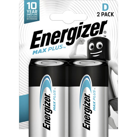 Energizer -  Batterij  max plus 2x d alkaline
