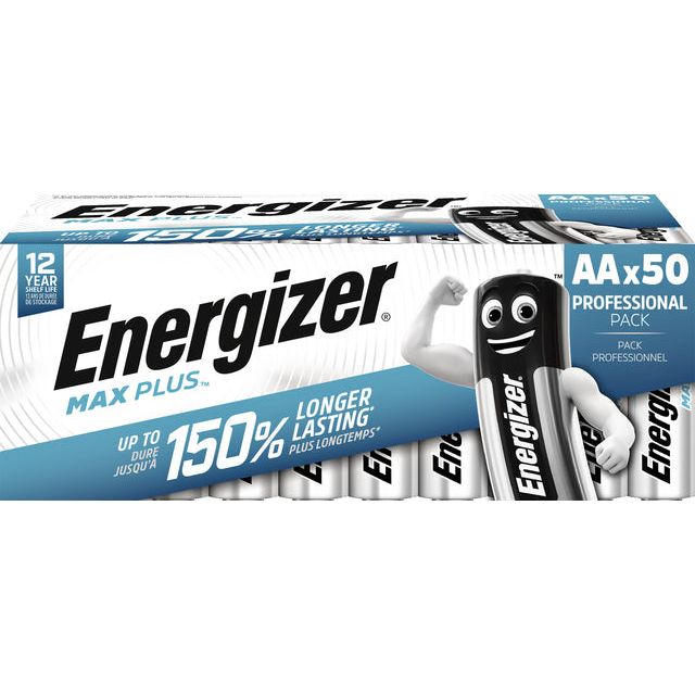 Energizer - Batterij energizer max plus aa alkaline 50st