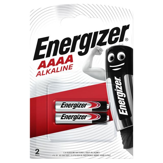 Energizer - AAAA alcalin de batterie, cloque de 2 pièces