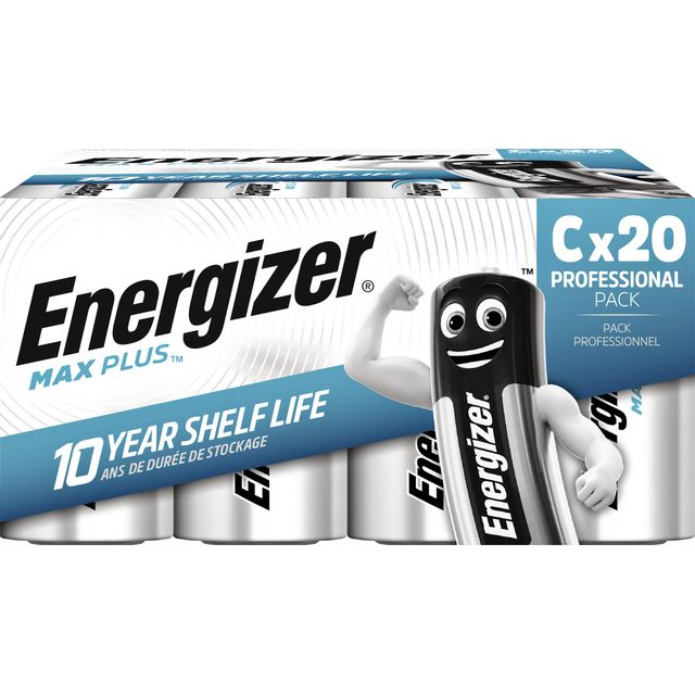 Energizer - Batterie alcaline Max Plus 20xC
