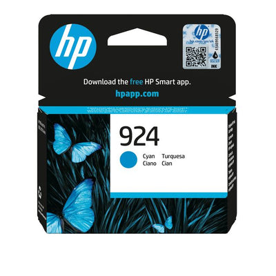 HP - cartouche d'encre 924, 400 pages, OEM 4K0U3NE, cyan