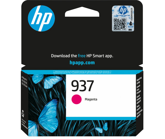 HP - cartouche d'encre 937, 800 pages, OEM 4S6W3NE, magenta