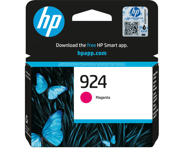 HP - cartouche d'encre 924, 400 pages, OEM 4K0U4NE, magenta
