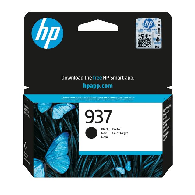 HP - Cartouche d'encre 4s6w5ne 937 noire