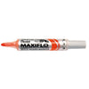 Pentel - Whiteboardmarker MWL5M Maxiflo rund 3mm orange | 12 Stück