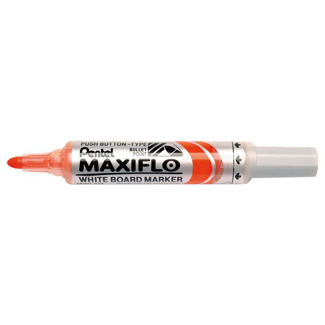 Pentel - Felt -Tip Pen Pentel Mwl5m Blanche à blanc 3 mm Orange