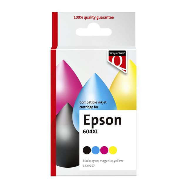 Quantore -  Inktcartridge epson 604xl t10h94 zw+3kl