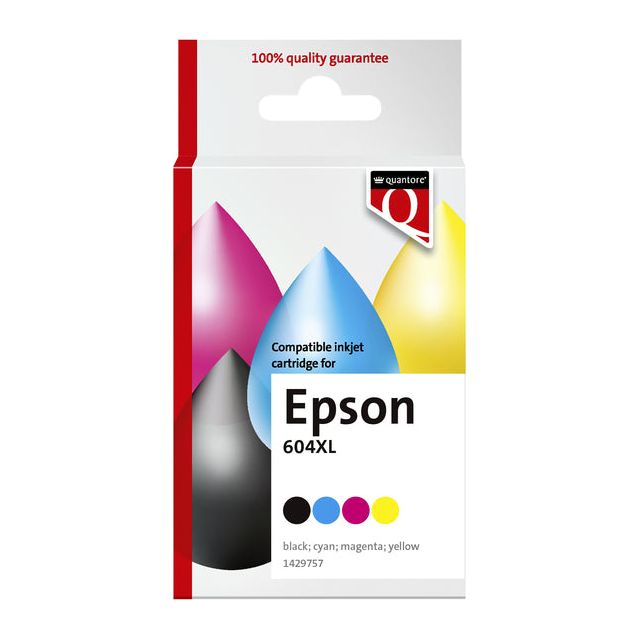 Quantore - Inkcartridge Epson 604XL T10H94 SW+3KL