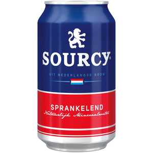 Sourcy -  Water rood blik 330ml | 24 stuks