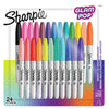 Sharpie – Filzstift, dh Glampop, feine sortierte Blisterpackung mit 24 Stück