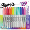 Sharpie – Filzstift, dh Glampop, fein sortiert, Blisterpackung mit 12 Stück