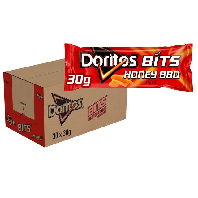 Doritos - Chips Bits Twisties Honig-Grillbeutel 30gr | 30 Stück