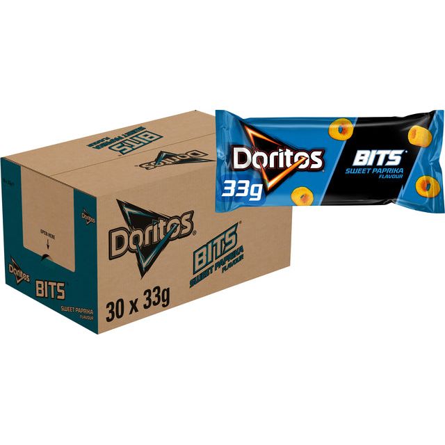 Doritos - Chips doritos bits zero's sweet paprika zak 33gr | 30 stuks