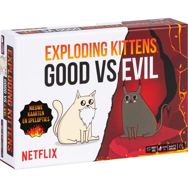 Asmodee -  Kaartspel exploding kittens good vs evil