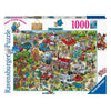 Ravensburger -  Puzzel Ray Comics Holiday resort 1 The campsite 1000 stukjes