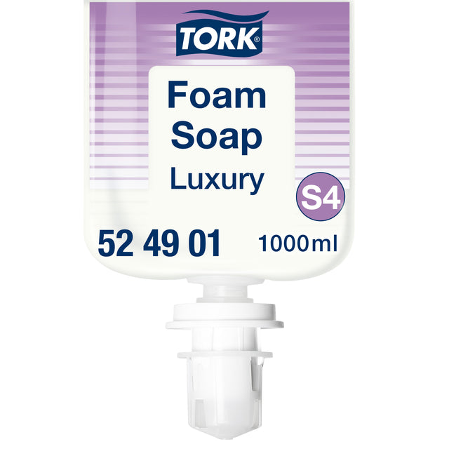 Tork - Savon à mains mousse S4 1000ml luxe 524901