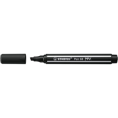 Stabilo -  Pen 68 MAX 46 zwart | 5 stuks