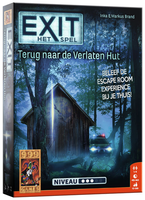 999 games - Spel exit terug naar de verlaten hut breinbreker