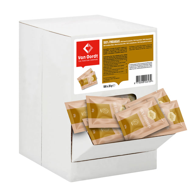 Van Oordt - Beurre de cacahuète 100% 100x20 grammes
