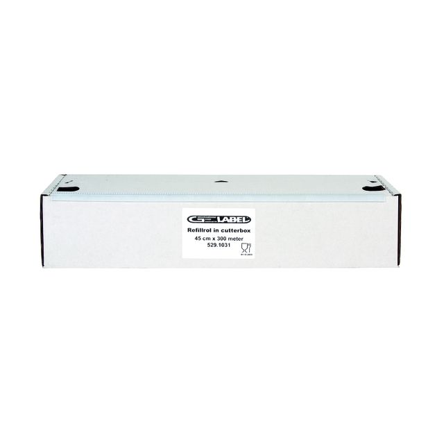 IEZZY - Film alimentaire en boîte cutter 45cmx300m 1 rouleau