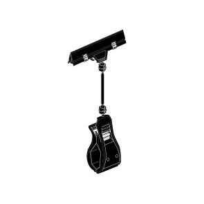 Klika - Clip pop L conf. pince noire format carte grand 40 pièces