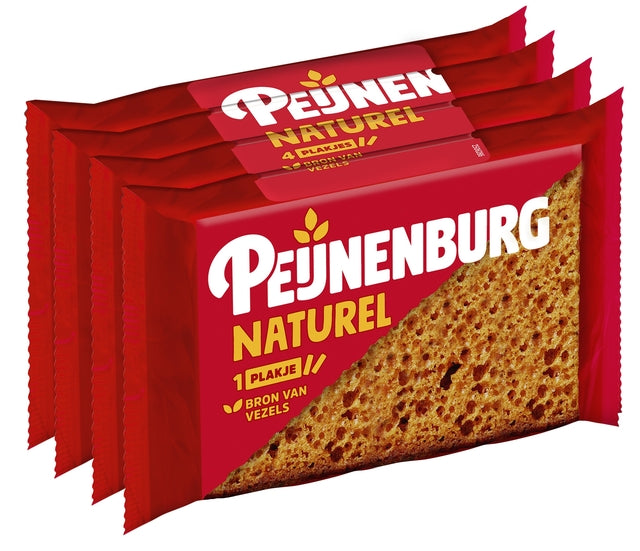 Peijnenburg - Koek peijnenburg naturel zon toegevoeg suik 4pack