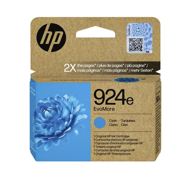 HP -  Inktcartridge  4k0u7ne 924e evomore blauw