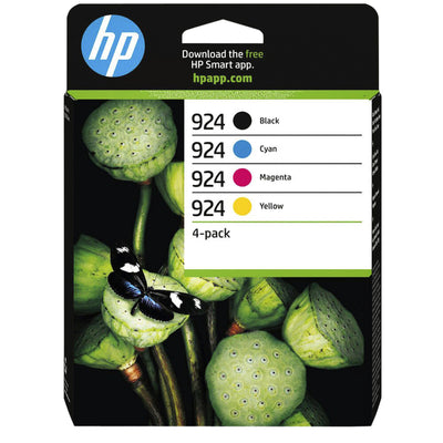 HP - Tintenpatrone 6c3z1ne 924 Schwarz + 3 Farben