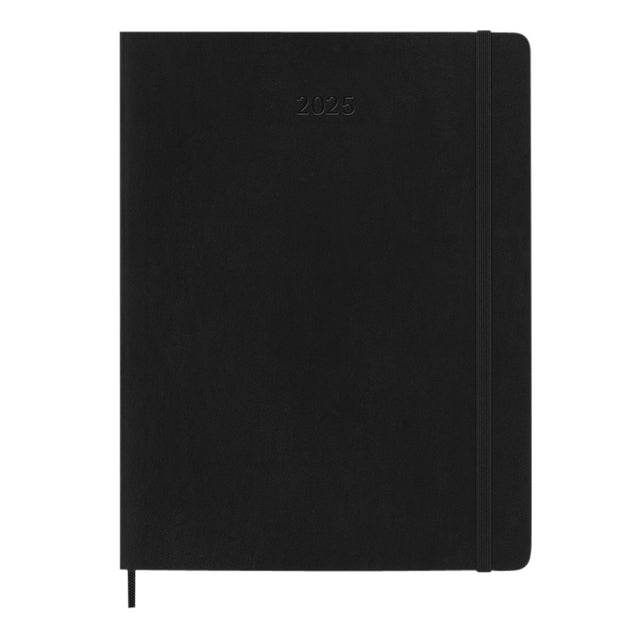 Moleskine - Agenda 2025 Plan MSK Semaine 7d / 1p xl SC Black