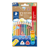 Staedtler - Buntstifte Noris Jumbo 10er Set+2 Farben gratis | 5 Stück