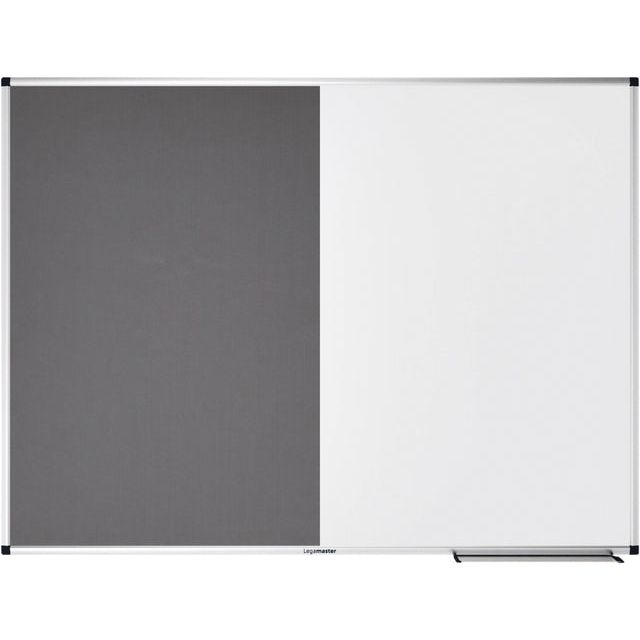 Legamaster - combibord Legamaster unite gris -whitebrd 90x120cm