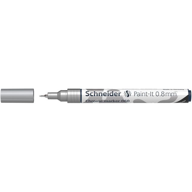 Schneider -Filztip -Farbe -it 0,8 mm MTL Chrom