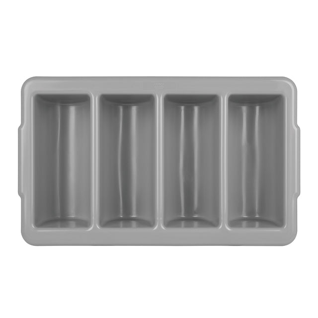 Olympia - Range-couverts Kristallon 4 compartiments GN 1/1 gris