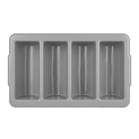 Olympia - Range-couverts Kristallon 4 compartiments GN 1/1 gris
