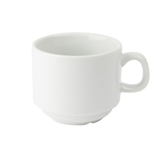 Olympia - Tasse à Thé Whiteware 200 ml boîte 12 pièces blanc