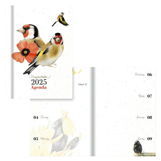 Hallmark - Agenda 2025 Marjolein Bastin 79x110mm 7d / 2p Vogel