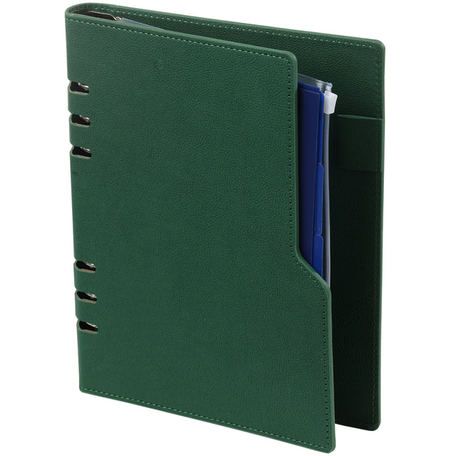 Kalpa - Organiseur Clipbook A5 avec agenda 2025-2026 7 jours/2 pages vert