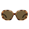 Montana - Lunettes de soleil marron verre polaire brillant demi