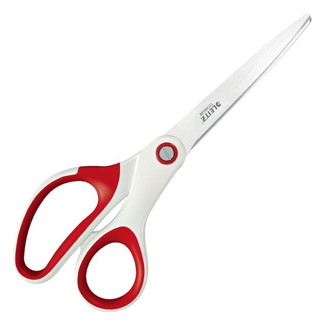 Leitz - Ciseaux WOW 205mm titane rouge