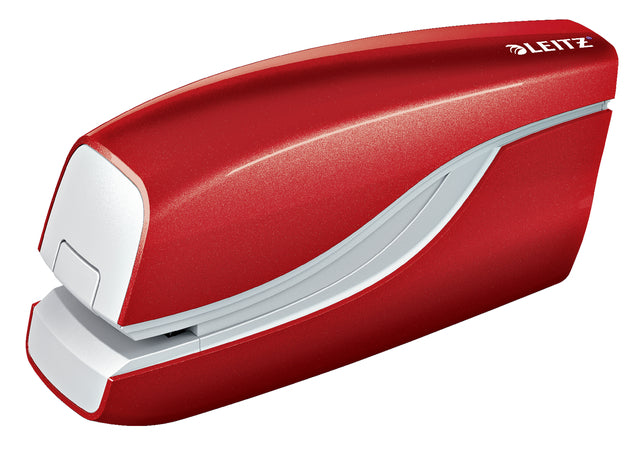 Leitz - Agrafeuse NeXXt WOW électrique sans contact 10 feuilles rouge