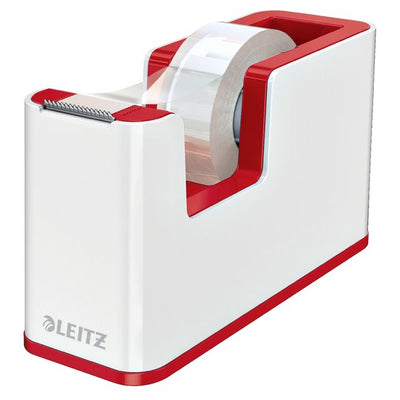 Leitz - Support de ruban adhésif WOW blanc/rouge