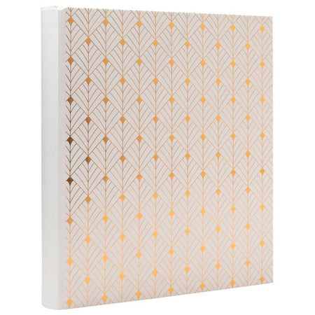 Exacompta - Album photo 29x32cm 60 pages noires Néo Déco blanc