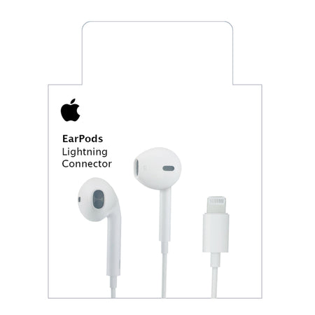 Apple -   earpods lightning connector wit
