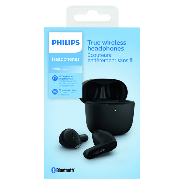 Philips - Écouteur intra-auriculaire TWS TAT2236 noir
