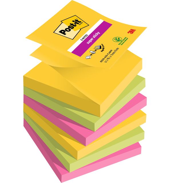 Post-it - Notizblock 3m Z-Note R330 SS Karneval | 12 Stück