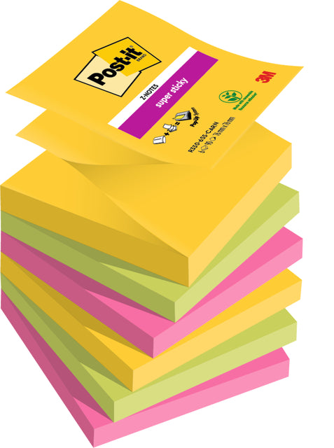 Post-it - Bloc-notes 3m z-note r330 ss carnaval | 12 pièces