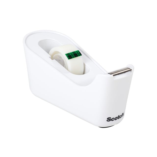 Scotch - Support ruban adhésif c18 blanc + 1 rouleau magic e